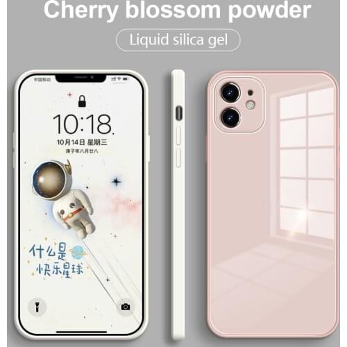 Luxury Liquid Glass Phone Case For iPhone 13 12 Mini 11 Pro XSMax XS XR X 7 8 Plus SE2020 Protection Cover