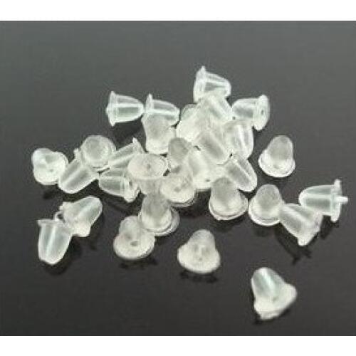 Stud earring earrings bullet earplugs plastic 200 pieces