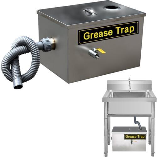 Commercial Grease Trap Stainless Steel Interceptor 0.15 Ton/h