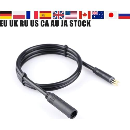 9Pin Wheel Motor Extension Cable for BAFANG Electric Bike Front Rear Hub Motor Conversion Kit 250W 350W 500W Female to Male Wire