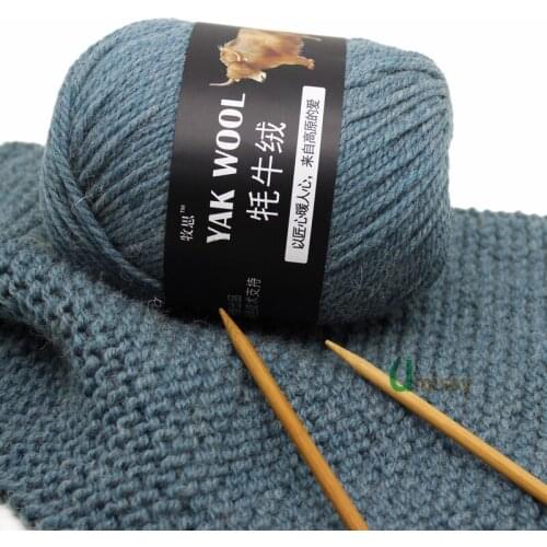 High Quality 100g/ball Yak Wool Yarn for Knitting Fine Worsted Blended Crochet Yarn Knitting Sweater Scarf