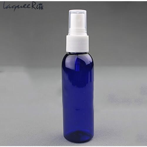 HIgh Quality One Piece COBALT BLUE Plastic Travel Spray TSA Refillable Perfume Bottles 2oz 60ml