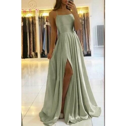 Womens Satin Dresses WALK BESIDE YOU China