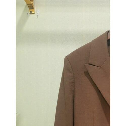 2021 Spring and Summer New Women Suit Blazer + Belted Long Pants