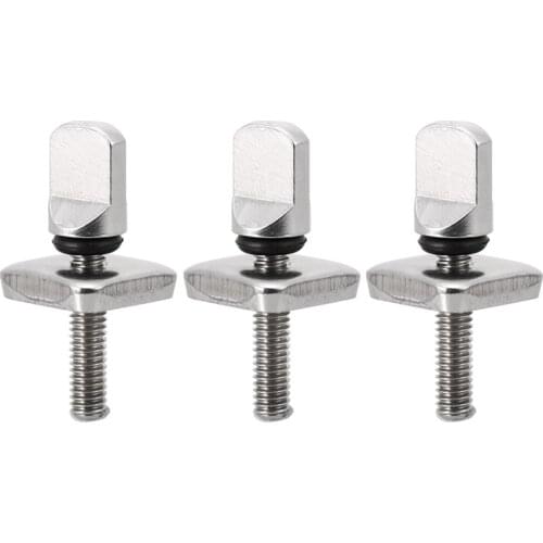 Screws with Plate Surfboard Tail Fin Screw M4 Surf Fin Nails Bolt Screws Longboard Fin Screw Single Fin