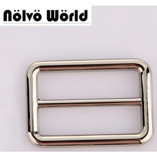 50pcs 3.8X2.1cm 1.5 Inch bag purse buckle parts accessory,Belt Ribbon Buckle Strap Adjuster Tri-glide Buckles