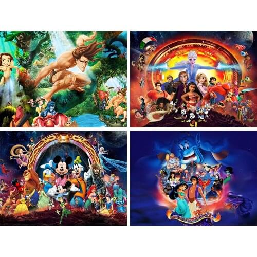 5D Diamond Painting Disney Fairy Princess New Arrivals Set Cartoon Tarzan Hobby Art DIY Full Drill Mosaic Crafts Home Decoration