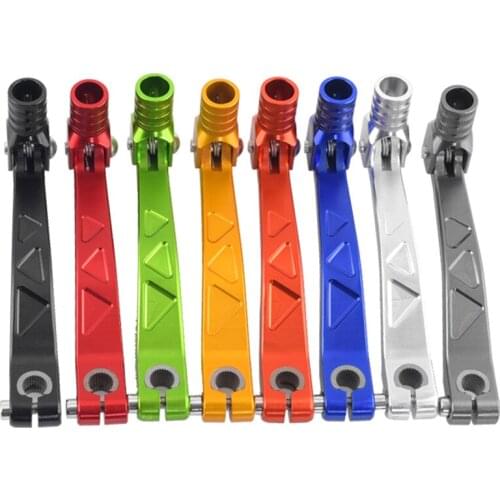 Motorcycle CNC Aluminum Folding Gear Shift Lever Fit Kayo Apollo Bosuer 110/125/140/150/160cc Dirt Bike Pit Bikes Gear Lever