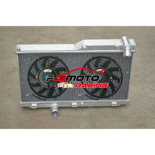 3 ROW Aluminum Radiator + Fan For Mazda Savanna RX7 RX-7 MK3 FD3S 1.3L Twin Turbo Petrol 1993-2002 1996 1997 1998 1999