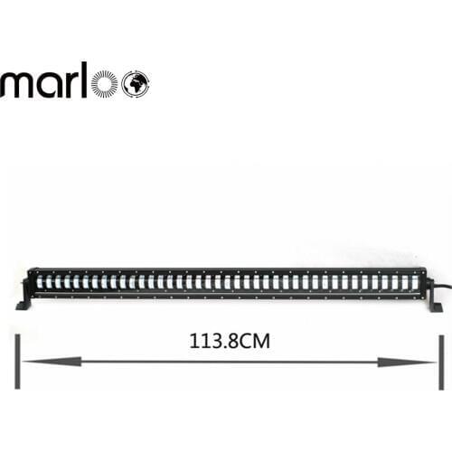 Marloo Wrangler Single Row LED Light Bar 42Inch 320W LED Fog Lights Off Road LED Spot Lights Super Slim Dual Beam Car Light Bar