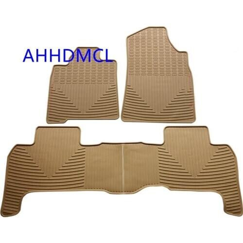 Car Rubber Floor Mats Anti Slip Mat Carpet Feet Pads For Land Cruiser 200 2010 2011 2012 2013 2014 2015~2017 Left Hand Drive