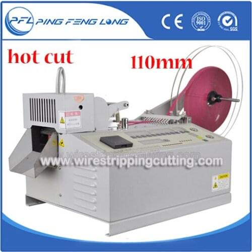 Hot Blade Automatic Tape Cutting Machine/PFL-890 Automatic Computer Hot blade Nylon Tape Cutting and Sealing Machine