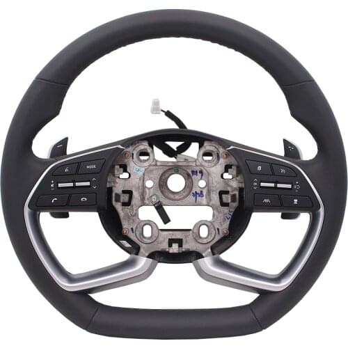 Leather steering wheel assembly, paddle shifter, cruise control For HYUNDAI Sonata DN8 2020-2021 56110-L4150