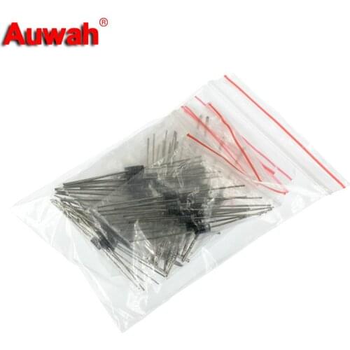 100pcs 8 values Fast Switching Schottky Diode Kit Set 1N4148 1N4007 1N5819 1N5399 1N5408 1N5822 FR107 FR207