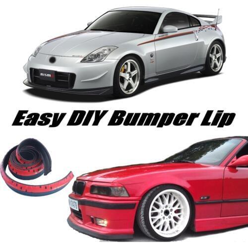 Bumper Lip Deflector Lips For Nissan Fairlady Z / 300ZX Z31 Z32 Z33 Z34 Front Spoiler Skirt For / Body Kit / Strip