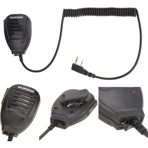 PTT Handheld Speaker Two Way Radio Speaker Microphone For walk talkie For Baofeng UV 5R 5RA 5RE 5R Plus 888s