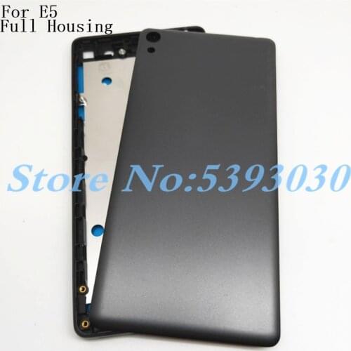 Mid Faceplate Frame For Sony Xperia E5 F3311 F3313 Middle Plate LCD Supporting Frame Bezel Housing + Side Key Dust Plug Parts