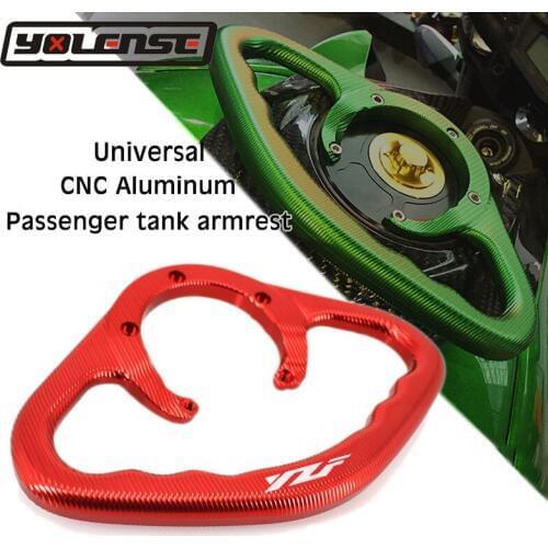 For YAMAHA YZF-R1 YZF-R3 YZF-R6 YZF-R25 YZF R1 R3 R6 R25 YZFR1 Motorcycle CNC Passenger Hand Grip Tank Grab Bar Handles Armrest