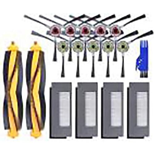 Hepa Filter Roller Side Brush Cleaning Filter Replacement Rolling Brushes for ECOVACS ozmo900 Robotic Vacuum Cleaner Accessories