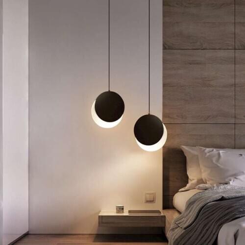 Modern hanging ceiling lamps glass LED pendant lights bedroom Home Decoration E27 Light Fixture lustre pendente