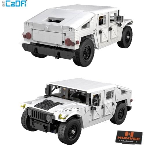 1380pcs Cada Technic Military SUV Car Model Remote Control Off-road Truck Building Blocks Brick C61027 Boy Toy Birthday Gift
