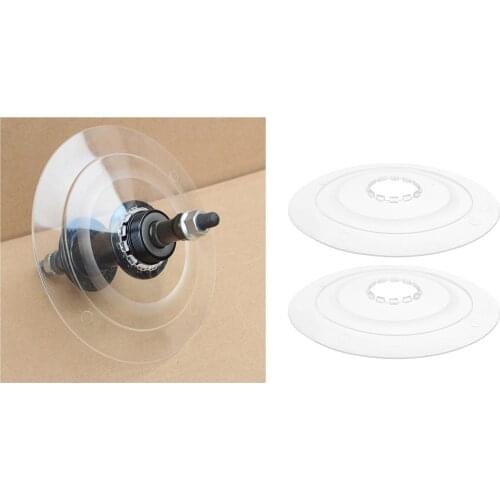 2pcs Bike Flywheel Guard Bicycle Disc Brake Cassette Hubs Protection Cover Mountain Road Bike Brake Wheel Protective Covers