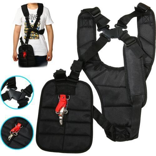 1pc Comfortable Double Shoudler Strimmer Harness Strap Harness Belt for Brush Cutter Grass Trimmer Mayitr