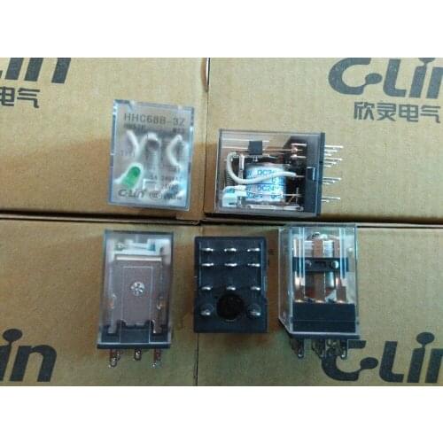 Brand new original authentic HHC68B-3Z JZX-22F(D)/3Z HH53P MY3N Relay DC24V