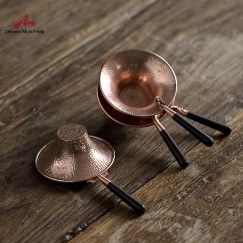 Tea Set Coffee And Tea Tools Copper Tea Strainers Handmade Kung Fu Tea Accessories