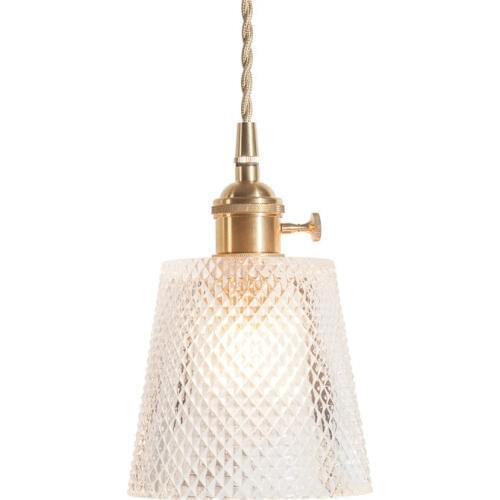 Edison Loft Style Industrial Vintage LED Pendant Light Fixtures Copper Glass Single Hanging Lamp Deco Home Lighting Droplight