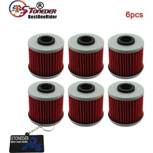 STONEDER 6x Oil Transmission Filter For Honda NC750 S X DCT 750 SXS1000 Pioneer 1000 M3 M5P Motorcycle Intergra DCT 700 Integra