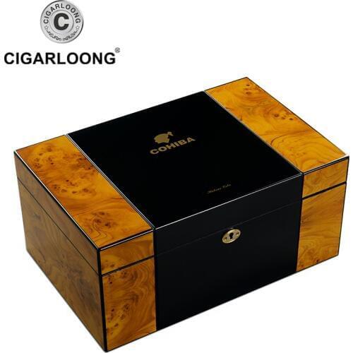 Cigar Humidor Multi-Layer Cedar Wooden Large Capacity Cigar Moisturizing Box HH-4002