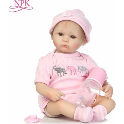 NPK reborn premie Wholesale Lifelike Reborn Baby Doll Birthday Present For Girls hand applied mohair