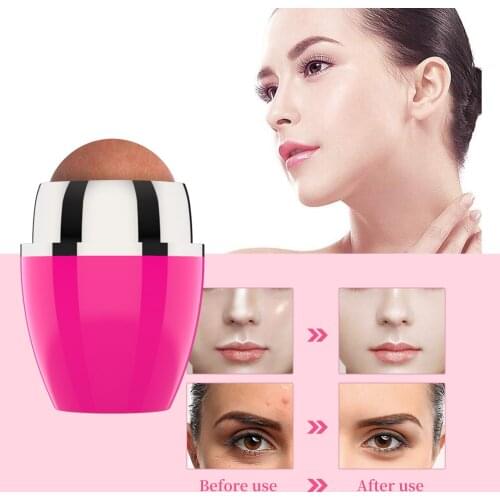 Oil-Absorbing Volcanic Face Roller Reusable Facial Tool for At-Home Or Mini Massage Beauty Tools Skin Care Tools