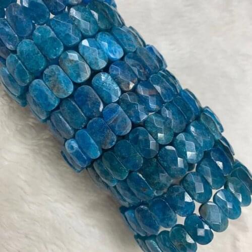 Natural Apatite Stone Beads Bracelet Natural Gem stone Bangle Charming Jewelry For Woman For Gift Wholesale