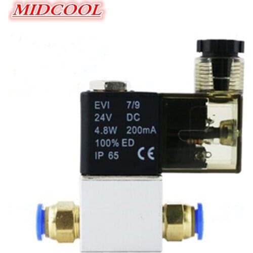 Fluid Pneumatic control valve Normally Closed 2 Way 2 Position 12V 24V 220V 2V025-08