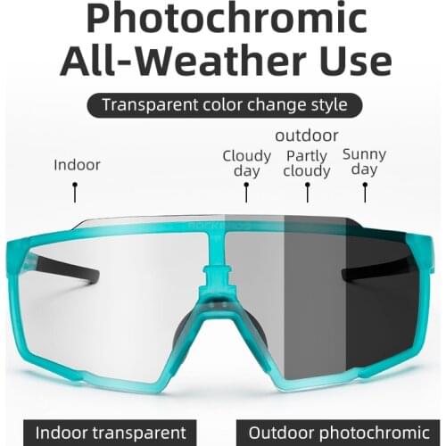 ROCKBROS Riding Glasses Polarized Photochromic bicycle Sunglasses Mens Glasses Eyewear Sports Mtb Bike Glasses Cycling Goggles