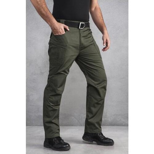 Men Riding Hiking Combat Training Wearproof Anti-Tear Military Tactical Pants Outdoor Climbing Sports Waterprofo Tooling Pants