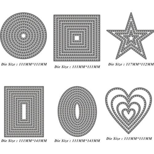 Reunion Perforated Frame Metal Cutting Dies Mould Blade Stencil Scrapbooking Photo Album Card Paper Embossing Craft DIY