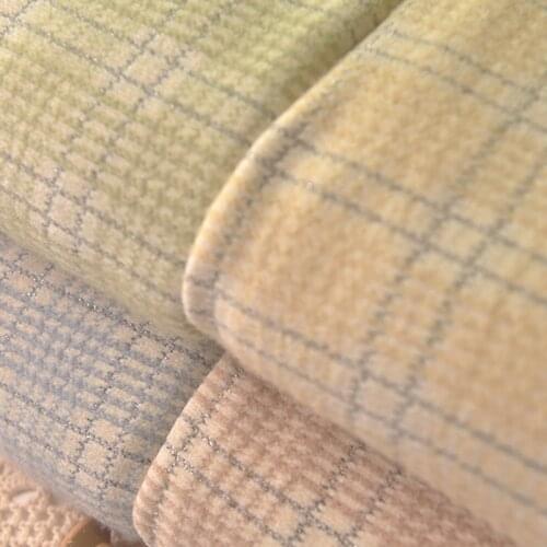 Fruit Green, Retro Blue Gray, Turmeric, Milk Tea Color Distressed Mink Velvet Fabric, Warm Coat, Bedding, Handmade Diy Fabric