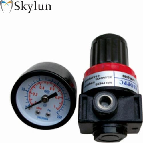 5PCS Dental simple air reduce reducing valve without Cup Air Filter Regulator Compressor & Pressure reducing valve SL1261