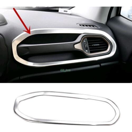 Car Accessories Co-Pilot Side Air Vent Outlet Handle Frame Cover Fit For Jeep Renegade 2015-2016