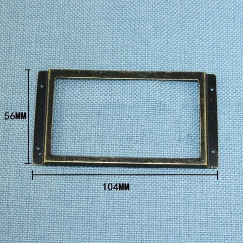 Bronze Furniture Iron Handle European Drawer Cabinet Knob and Handle Kitchen Cupboard Label Cards Tag Cards,104*56mm,10Pcs