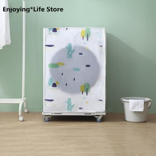 Washing Machine Cover Waterproof Dust Cover Home Storage Organizer Washer Lid Appliance Sunscreen Protective Accessories Product