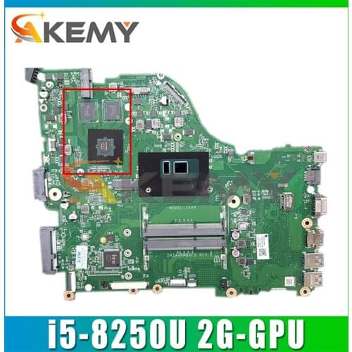 NBGWL11001 NB.GWL11.001 DAZAARMB6E0 Mainboard For ACER Aspire E 15 E5-576G E5-576 Laptop Motherboard With i5-8250U CPU 2G-GPU