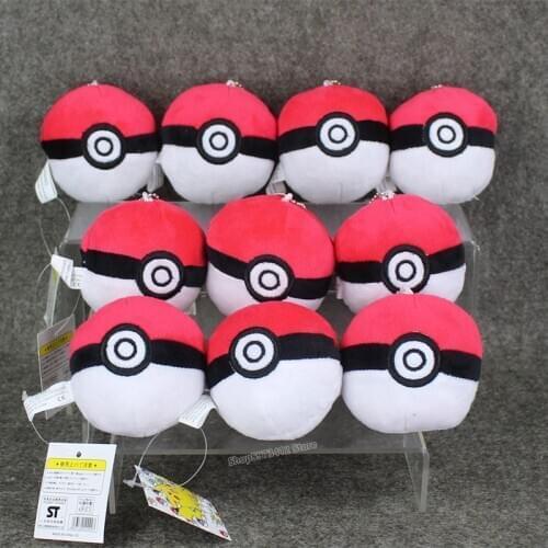 Pokemon Pikachu Ball Plush Doll Toy SwingIng Bag Key Pendant Childrens Toy Boy Girl Birthday Christmas Gifts Anime Decor