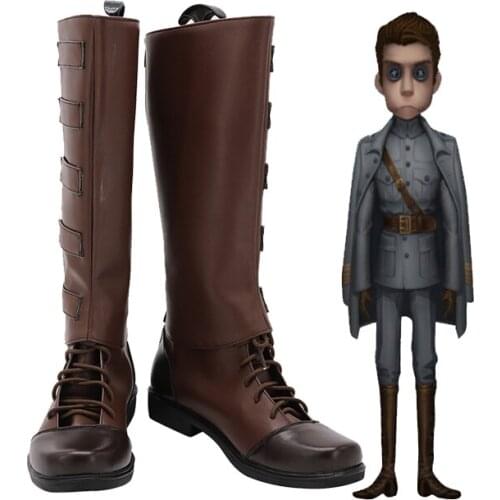 Identity V Survivor Naib Subedar Mercenary Game Cosplay Boots PU Shoes Halloween Carnival Party Props Custom Made