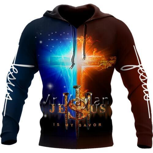 God Christian Jesus 3D All Over Printed Hoodie For Men/Women Harajuku Fashion Retro hooded Sweatshirt Casual Jacket Pullover P36