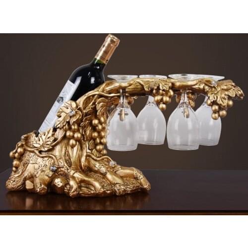 WINE RACK WINE GLASS DECORATION LIVING ROOM COFFEE TABLE TV WINE CABINET ACCESSORIES FURNISHINGS PRACTICAL CRAFTS WL5071524