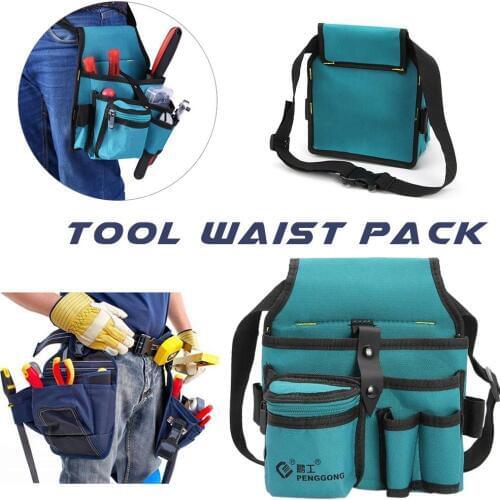 Workpro Canvas Hardware Oxford Kit Electrician Kit Thicken Multifunction Waist Bag Waist Hanging Type Tool Bag